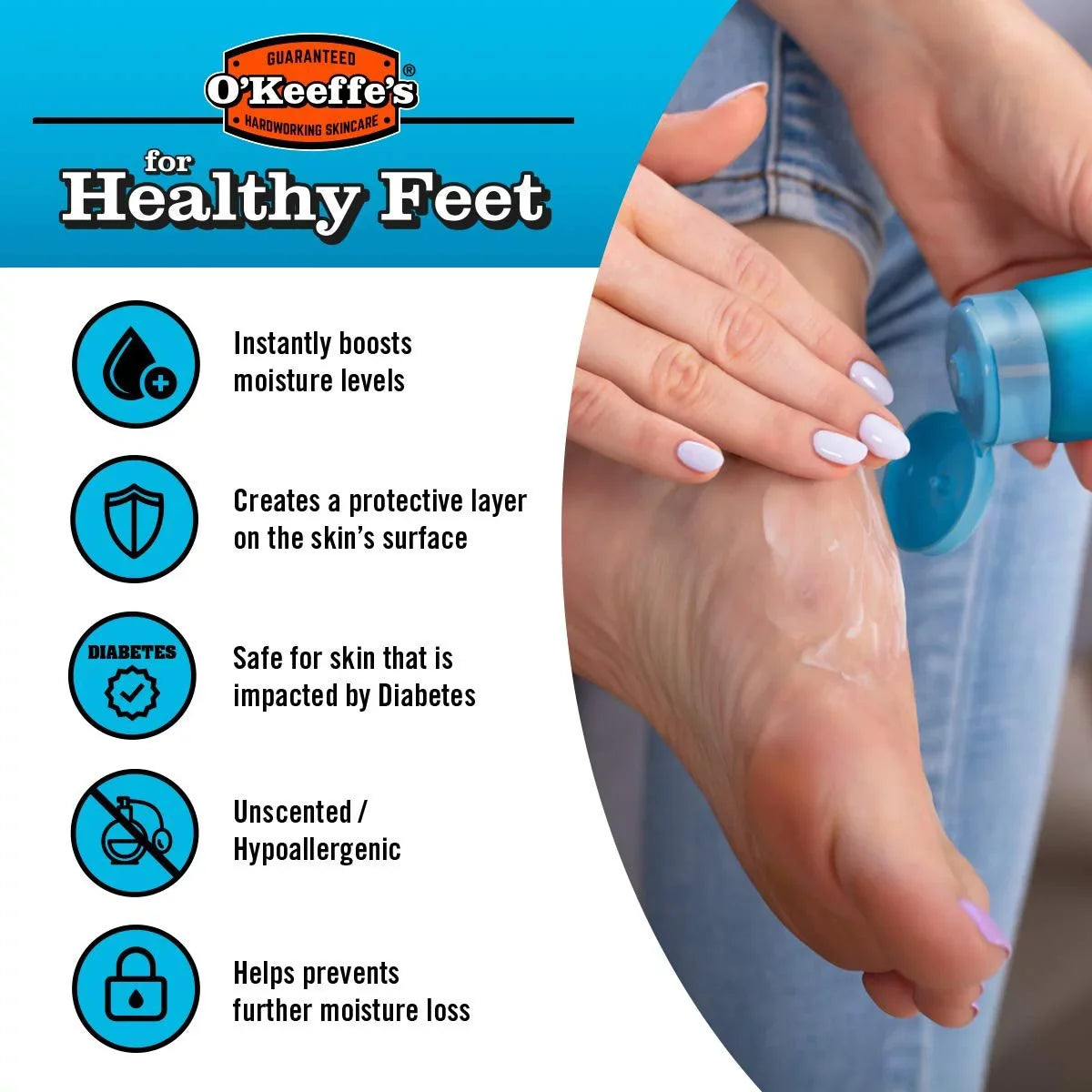 OKeeffes Jar 91g 6 Pack Healthy Feet