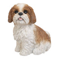 Shih 11" Tzu Puppy Outdoor Hi-Line Sitting Statue Garden Gifts