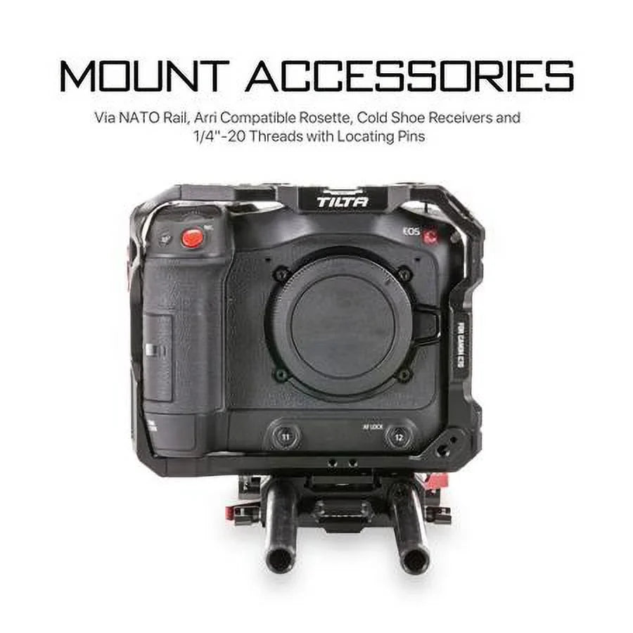 Camera Cage Tiltaing C70, Kit Lightweight Canon Black for