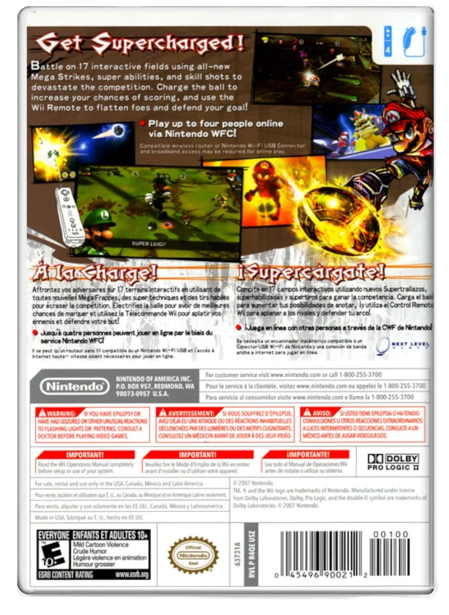 '- Pre-Owned Mario Nintendo Wii Charged Strikers