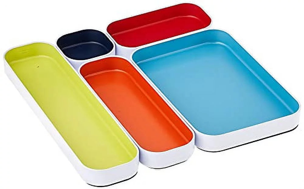 Drawer Seattle 1" Set Organizer By Three 5 Three 1" S/5 (52281),Multi of Multi