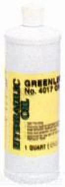 '- 1 Greenlee Quart 4017GB Hydraulic Oil