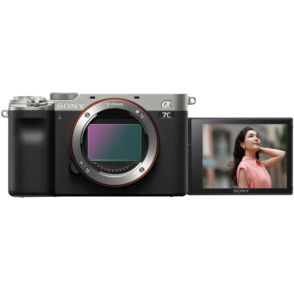 '+ Battery Dual Camera Extra 302965 64GB a7C Sigma Body Deco Contemporary F1.4 +Tripod Accessories Gear -7C/S Bag with Silver & Charger Sony + Mirrorless Full Bundle Frame 30mm & + Card Lens