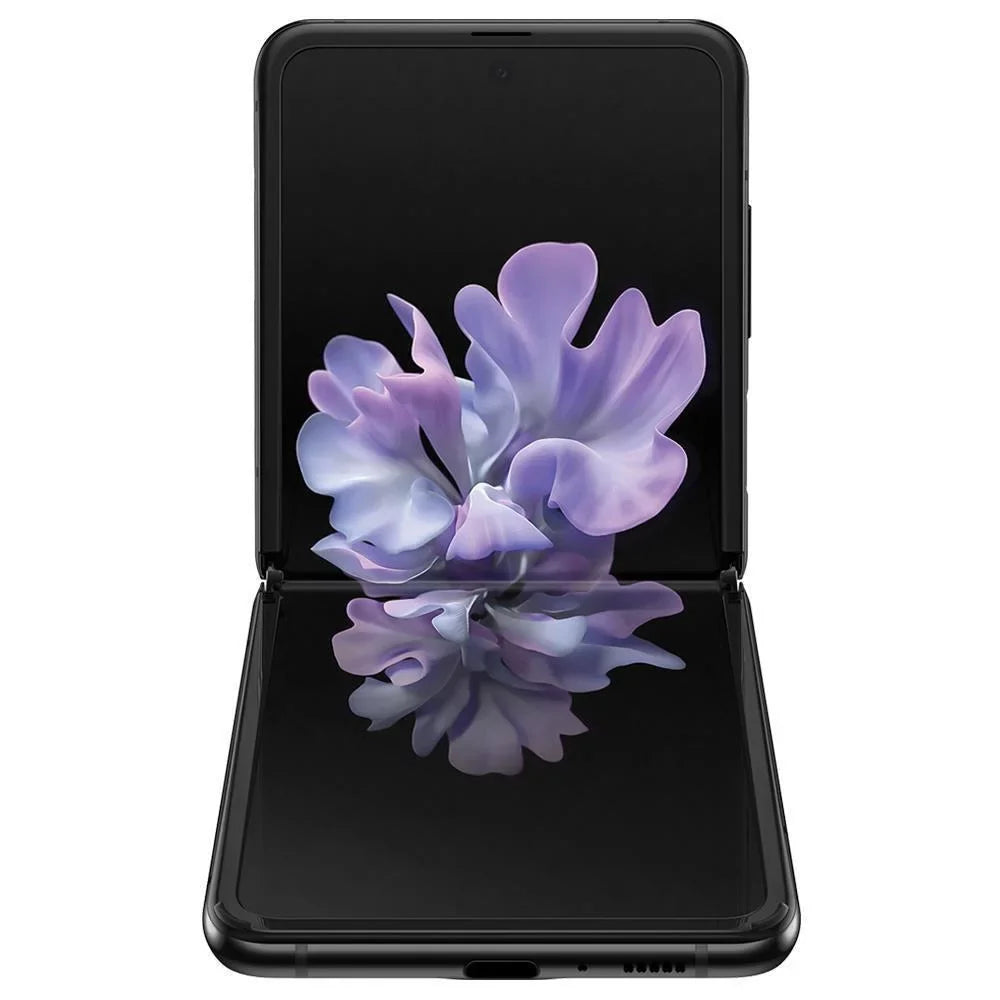 (Fully Galaxy Black Fair) Samsung 128GB 5G (Refurbished: Flip3 Pre-Owned F711U Z Unlocked)