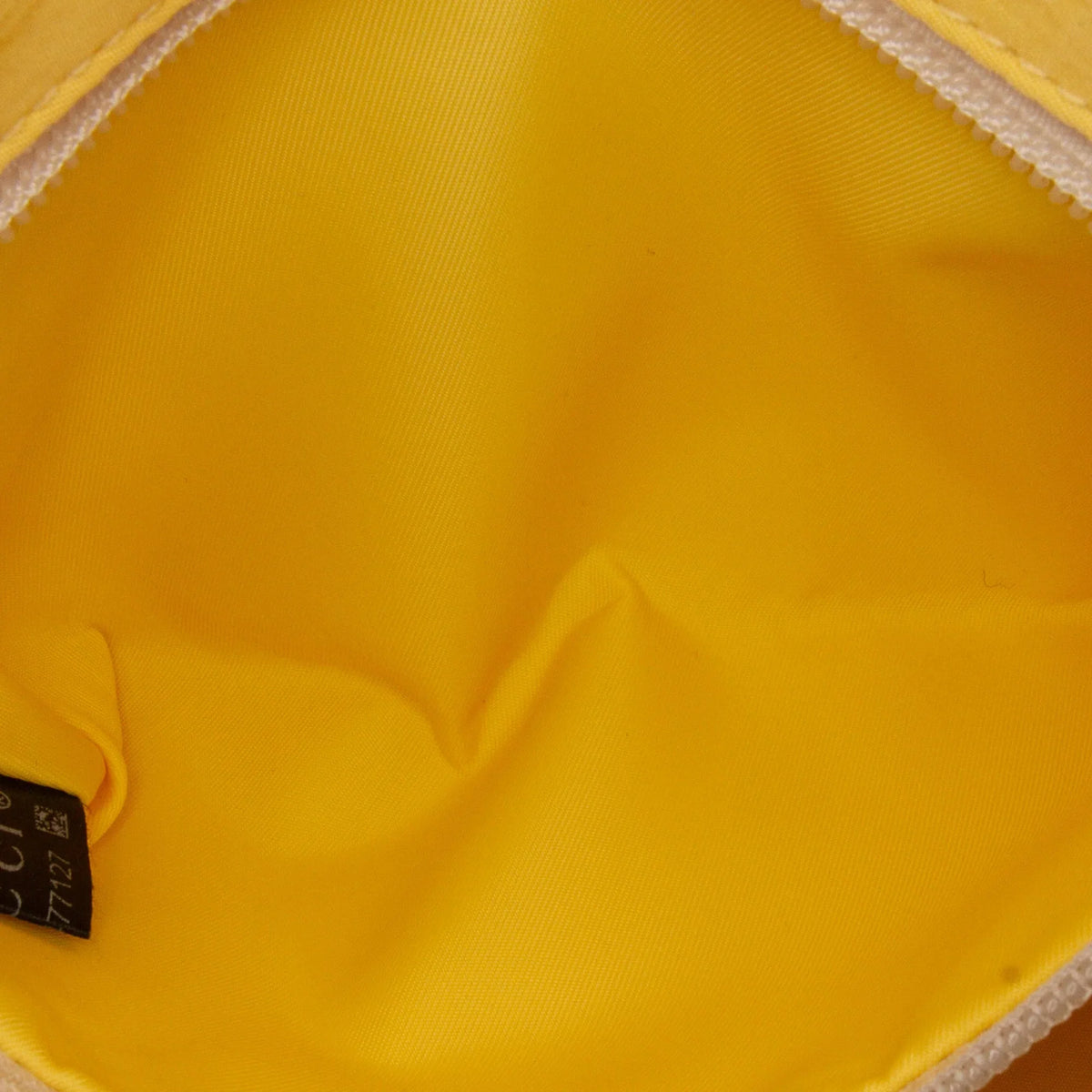 Blind Nylon For with Defects) Fabric Belt Authenticated (New Unisex Love Gucci Pre-Owned Bag Yellow