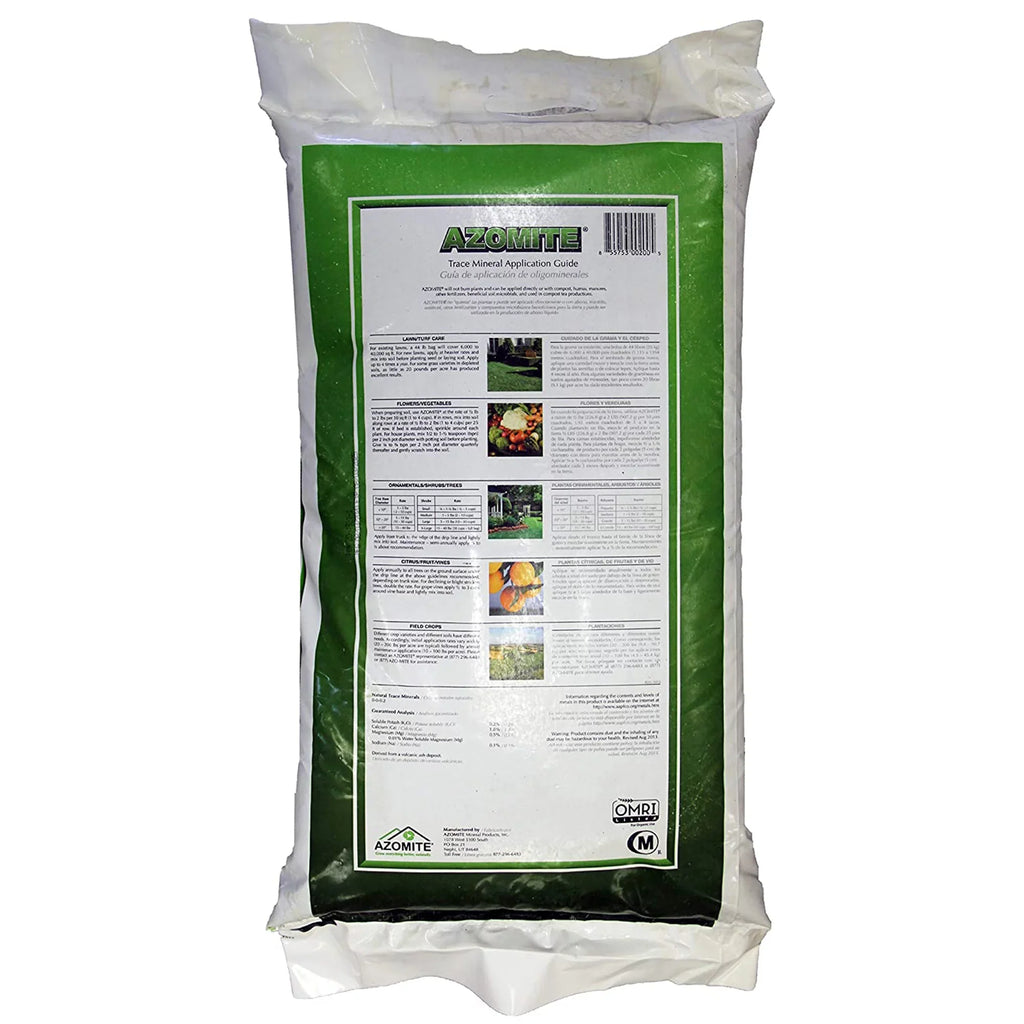 44 Soil Mineral Fertilizer Organic lbs Granular Azomite Additive Trace