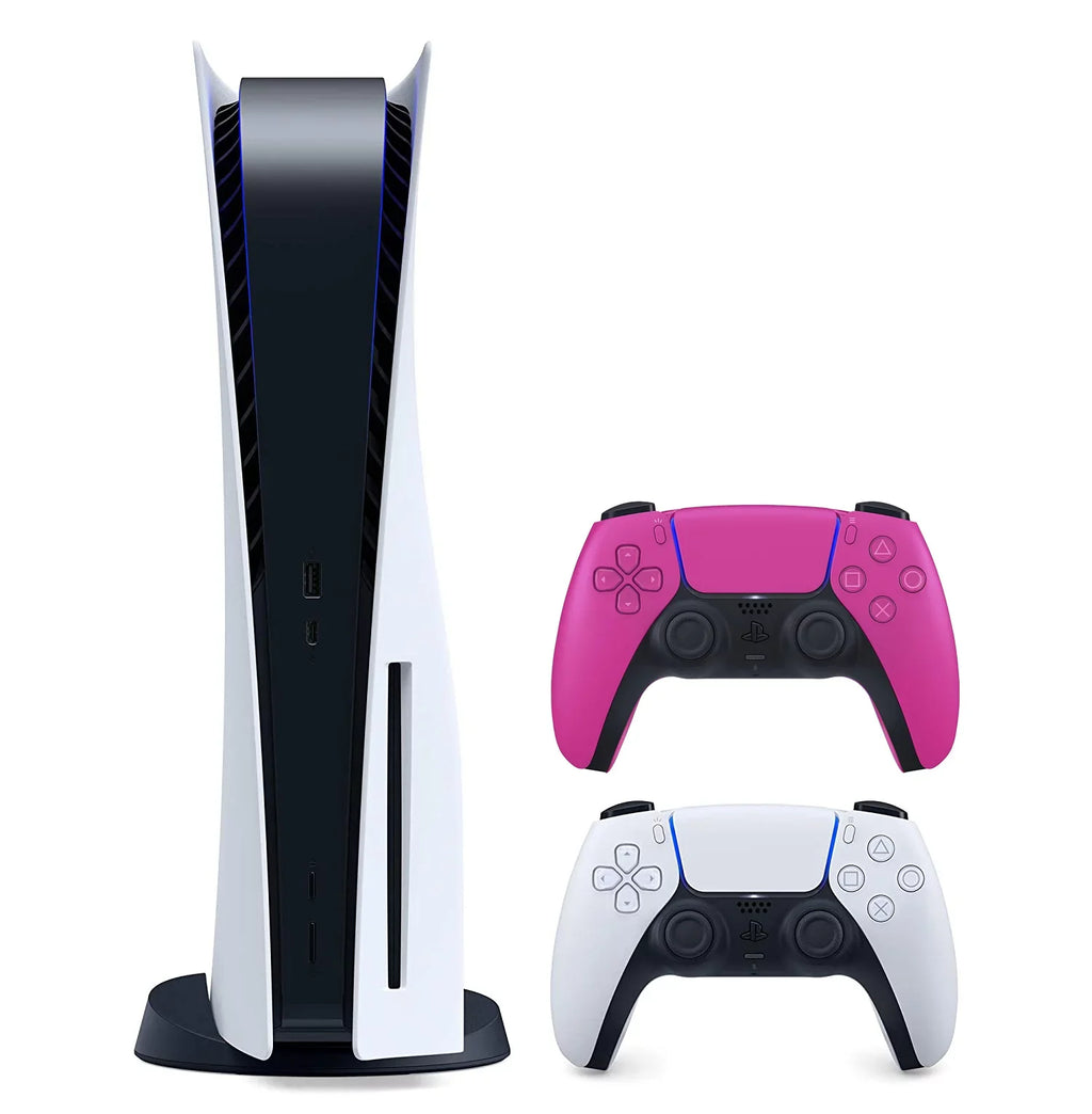Dual - with Pink Version 5 Disc) Charging Disc Playstation PS5 Nova Extra Station Sony (Sony Bundle and Controller