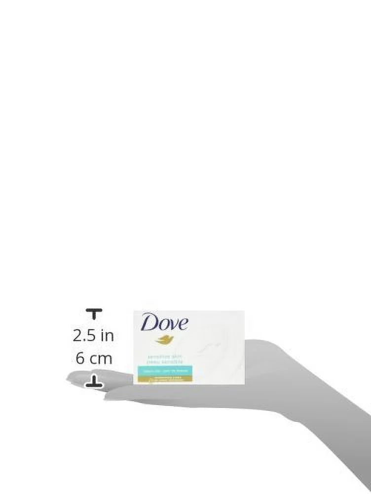 Each Dove Unscented 4Oz Pack) Sensitive Bar Skin Beauty (18