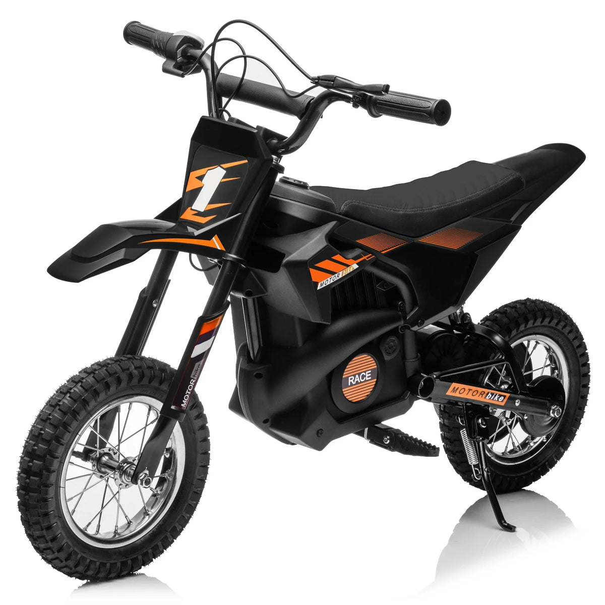Dirt JoyWheels 13 Boys Child Black Motor Ages Bike, Years 13mph, Electric 24V +, Motorcycle Toy Bike,