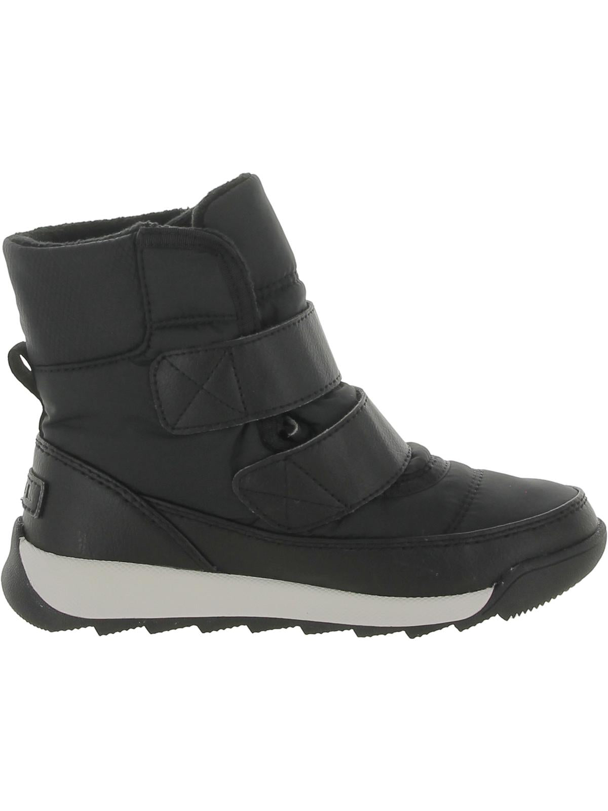 On Pull Boots Girls Strap Fur Sorel Winter Faux Whitney
