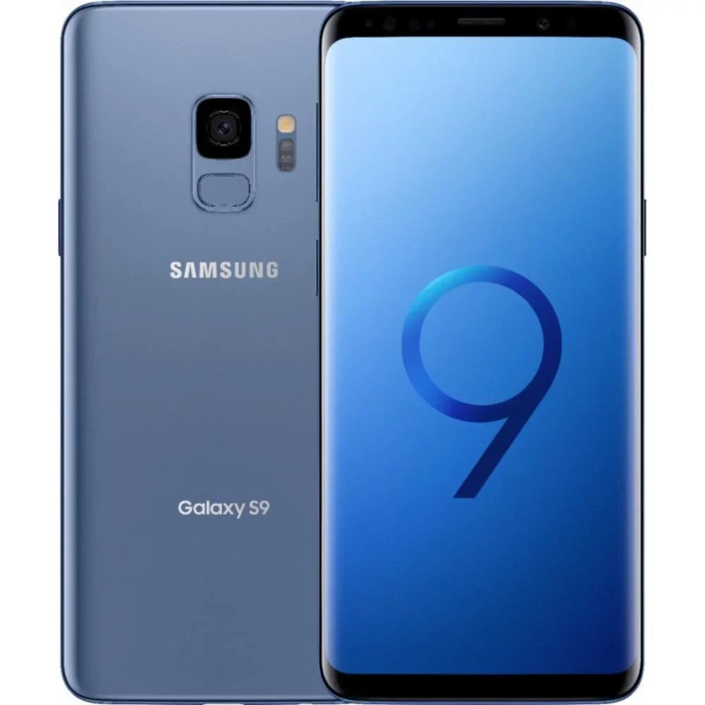 G960U (Refurbished: Coral 64GB Fair) S9 Fully Blue Unlocked Galaxy Pre-Owned Samsung