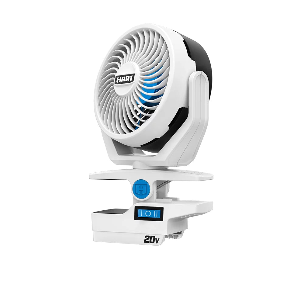 not 4-Inch 20-Volt Fan Included) Clamp (Battery