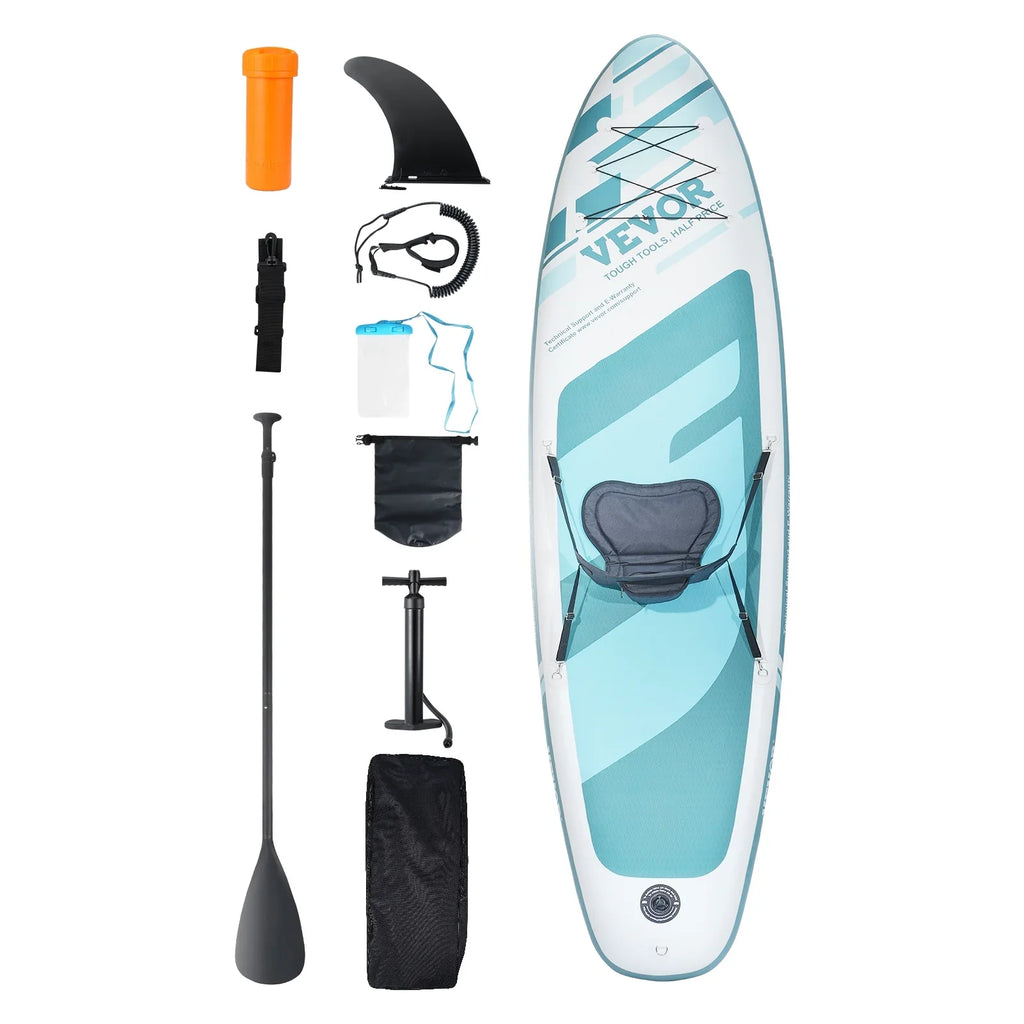 Board Board Stand Inflatable Up Seat Kayak 10 ft Accessory Paddle with