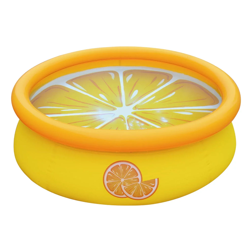 Pack) Outdoor Prompt Pool (2 Inflatable Orange Set & JLeisure Swimming