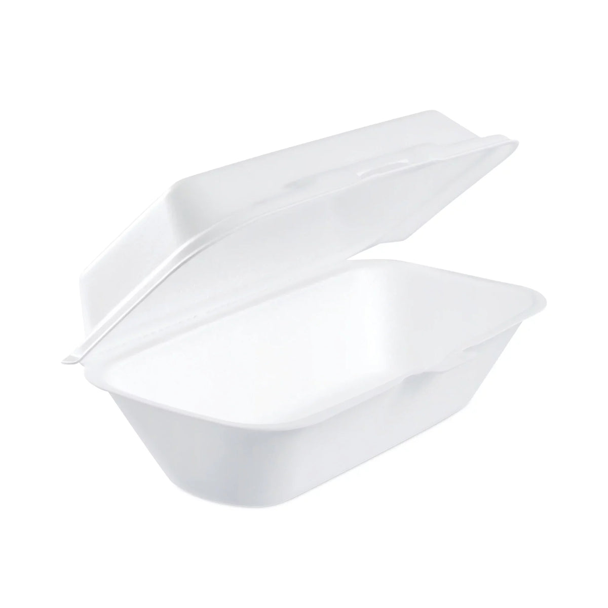 4 Lid with White, Container Hoagie 3.3, Foam -DCC99HT1R Lid, Container, 125/Bag, x Hinged x Bags/Carton Dart Removable 5.3 9.8