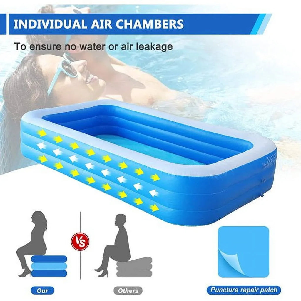 for Pools Garden, Inflatable Toddlers, & 22 and Pools Adults, Pool Ball Outdoor, inch Babies, Swimming 120 X Kids Packable for Party 72 OTFitness Pool Pool X Swimming Backyard, Summer