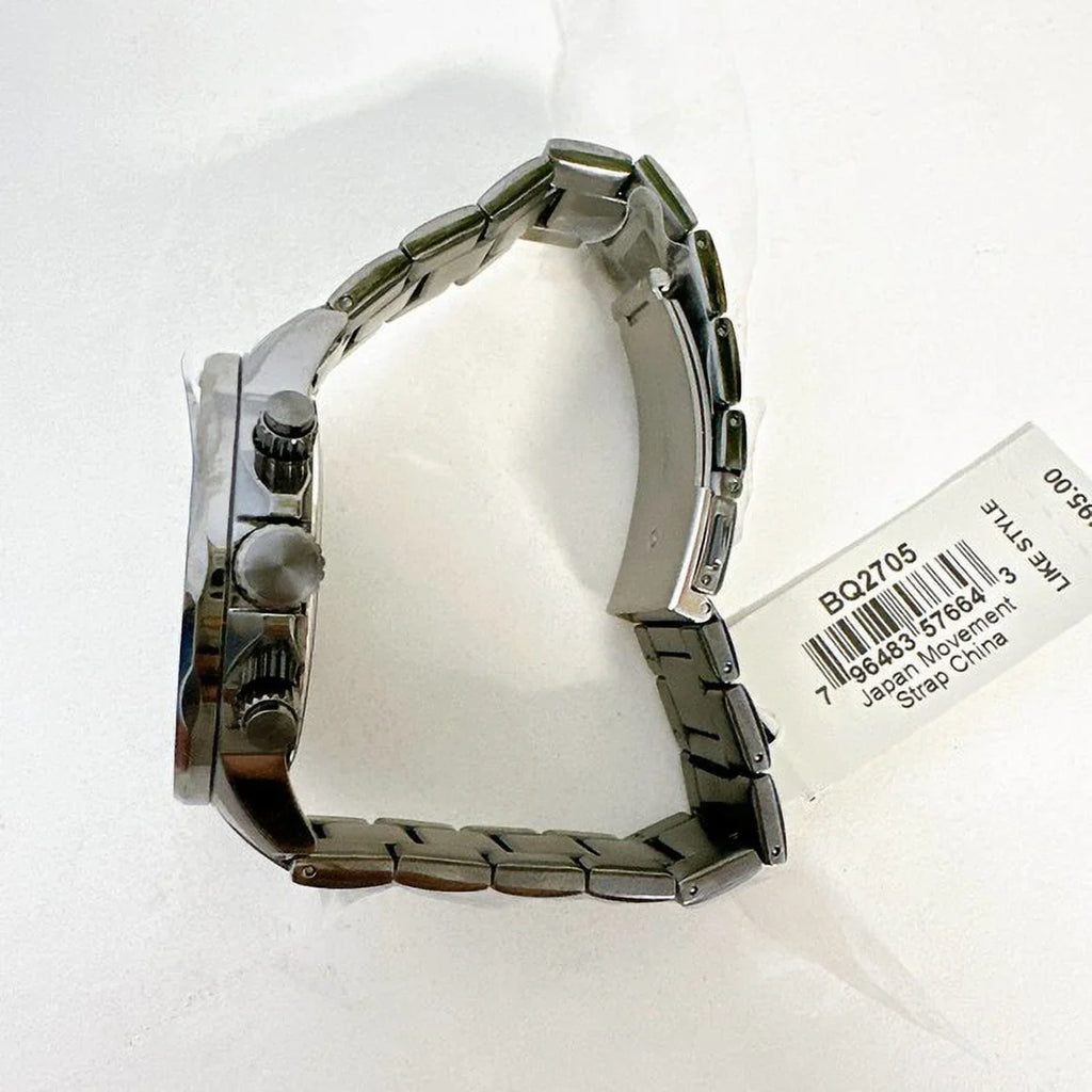 Bannon Stainless BQ2705 Smoke Multifunction Watch Fossil Steel