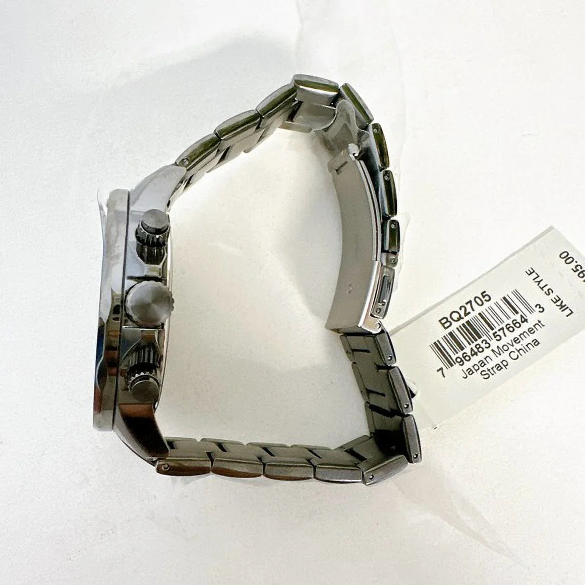 Bannon Stainless BQ2705 Smoke Multifunction Watch Fossil Steel