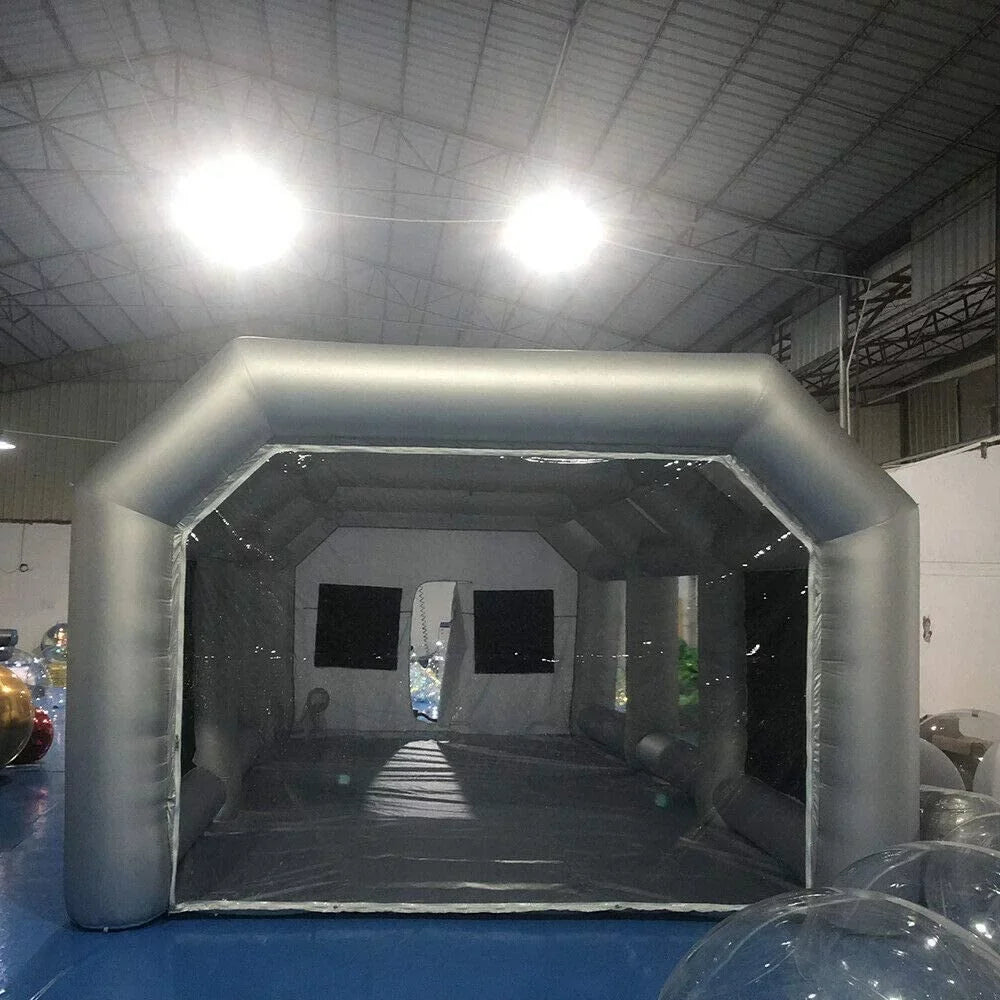 Paint Inflatable & Mat Floor Painting Air w/ System Spray Tent Filter Booth