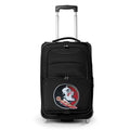 Suitcase Rolling Softside State Carry-On 21" Seminoles Florida Black