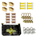 Cargo Included) Kit Mall E-Track Rails & (E-Track E Pieces: - Track Accessories E-Track Tie-Down Bag 32 Storage