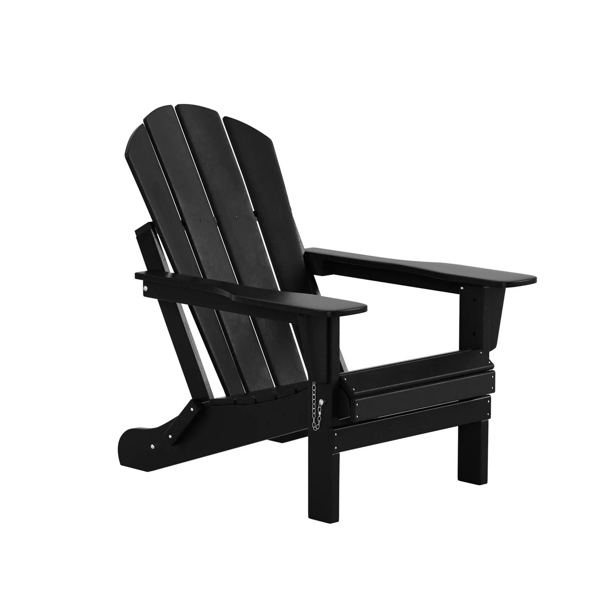 of Adirondack Poly (Set Patio Folding Outdoor 4), Classic Chairs Black
