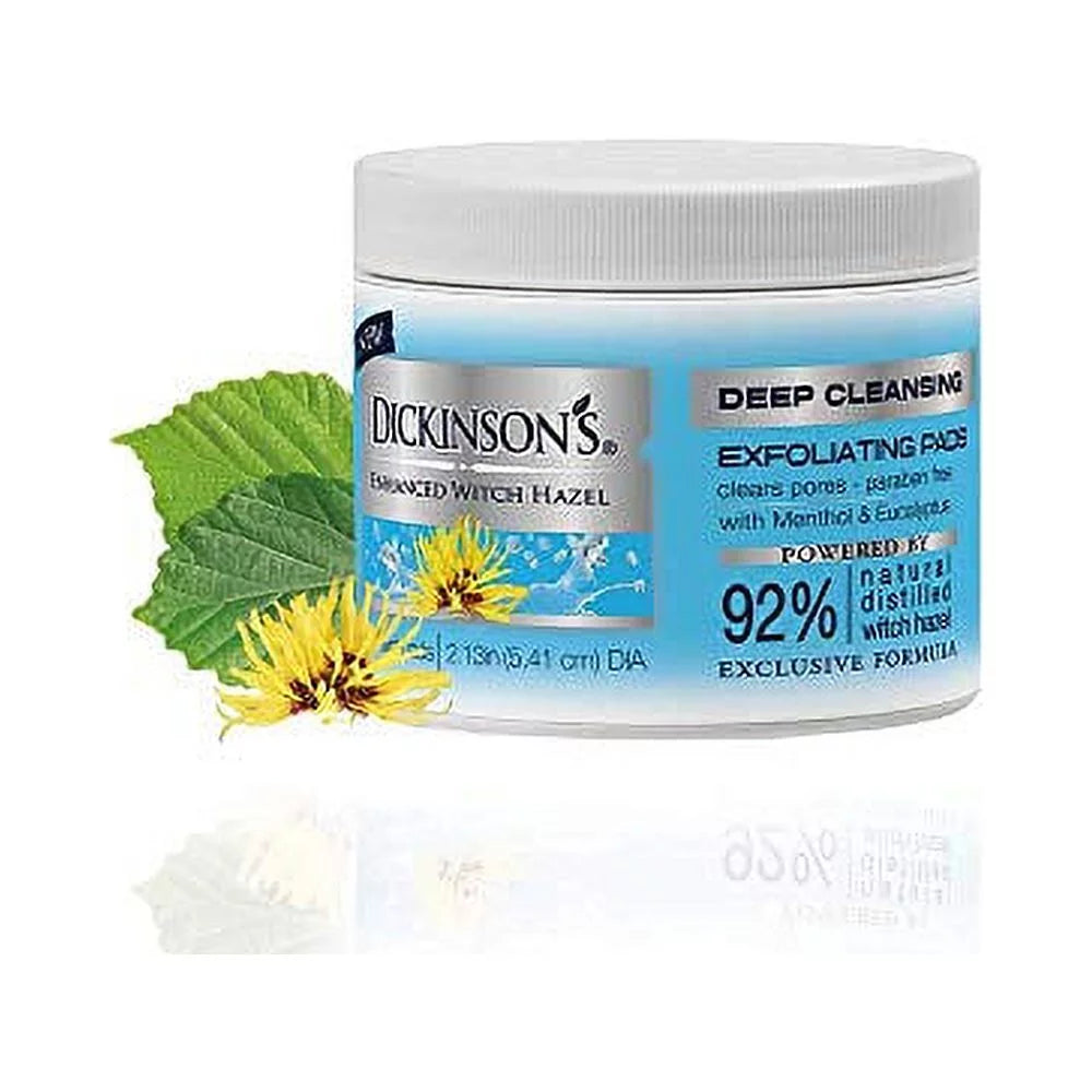 60 2 Hazel Witch Exfoliating Cleansing Deep Ea, Pads, Dickinsons Pack