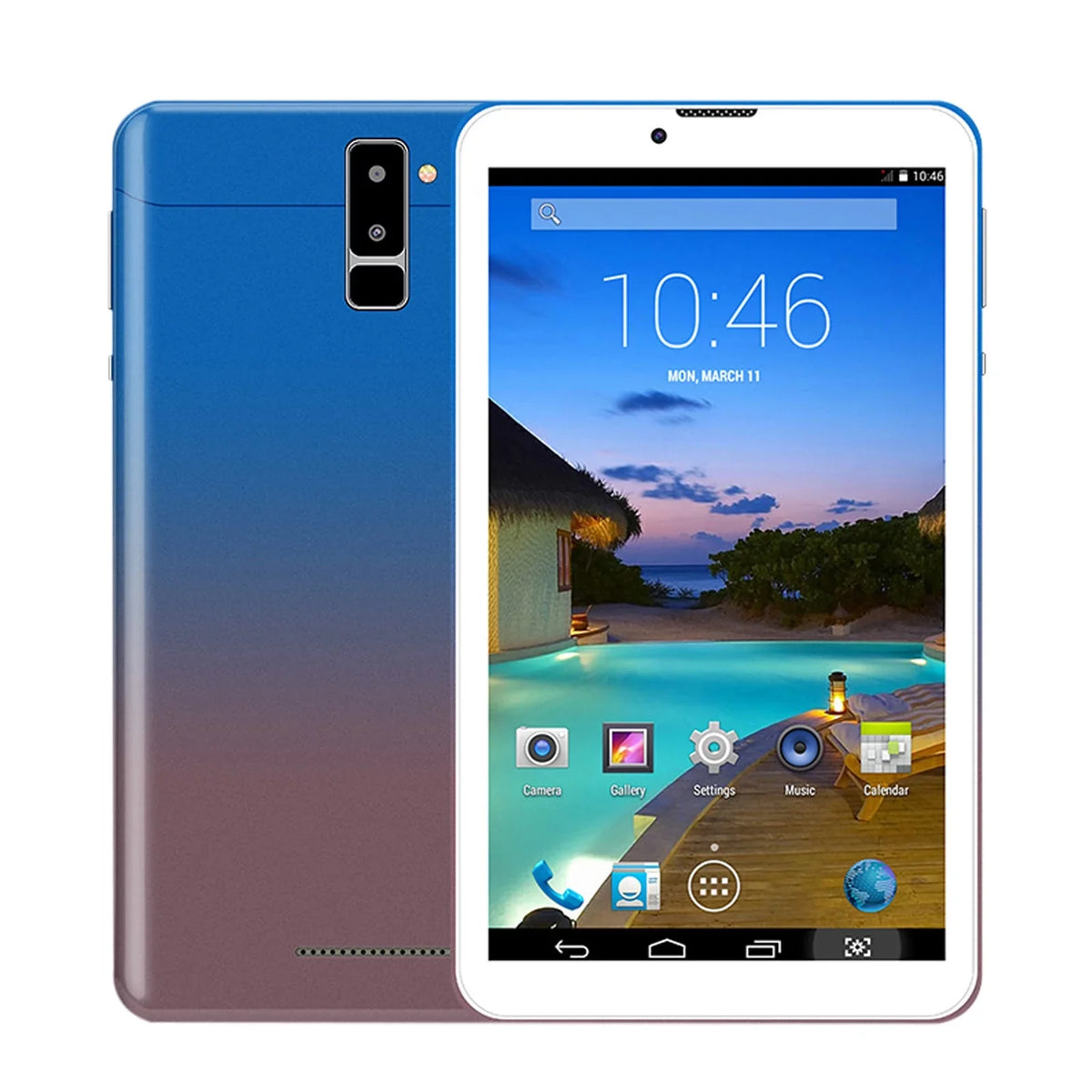 Function Communication Bluetooth Learning Tablet Definition Call Video Voice Tablet High Screen 7 Android Game WiFi 8 lulshou Core Card Inch