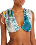 Top, Iyamah Menasa Underwire Andrea Ruched Swim Large Bikini