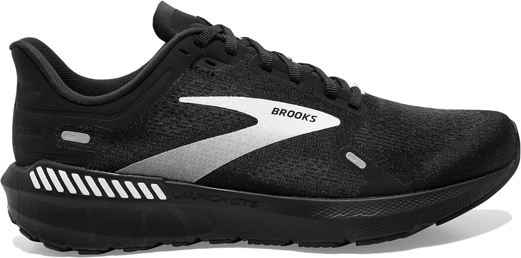 Launch s Brooks 9 Black/White Men Running Shoe Supportive 10