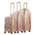 Rose 3 Molded 25 Minnie Wheels, 21, Rolling Set, Disney with Luggage Inch, and Gold Suitcase Mouse 29 Hardshell Piece