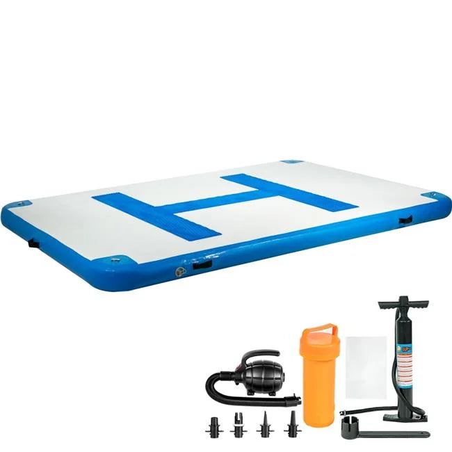 6.5 ft. 10 Floating with Dock x Platform Electric Pump Inflatable Dock Air Inflatable Vevor
