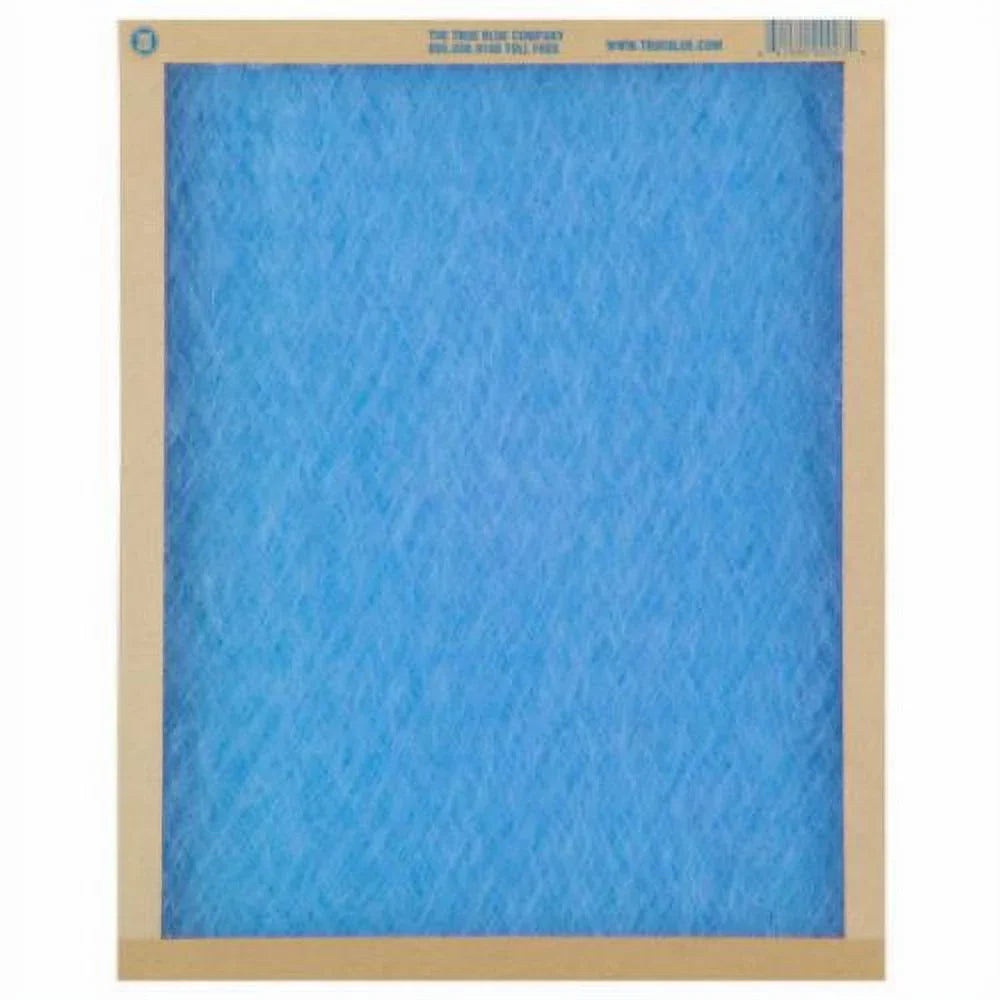 x Air Furnace Flat 18" Blue Disposable Fiberglass 14" Spun 2 Panel 1" Quantity 114181 x 12 - Filter of True