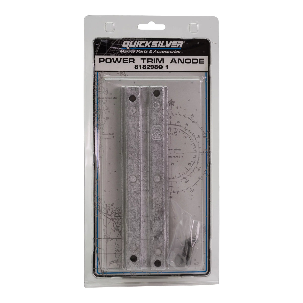 1 Anode 818298Q Power Aluminum Trim Quicksilver