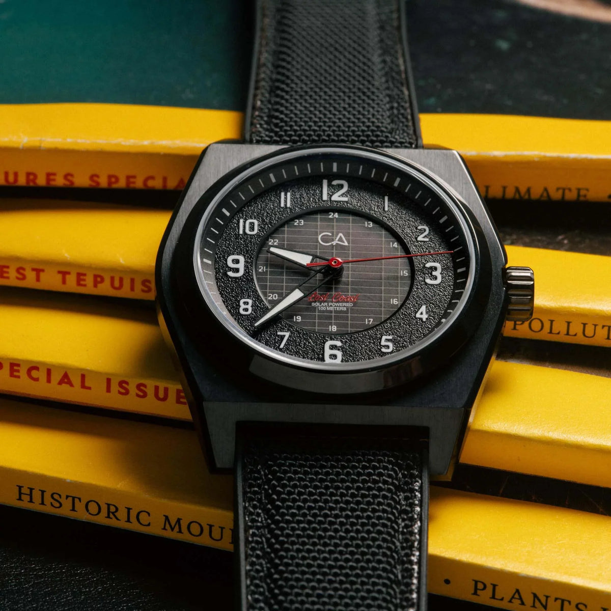 Co. Lost Midnight Solar Coast Field California Watch