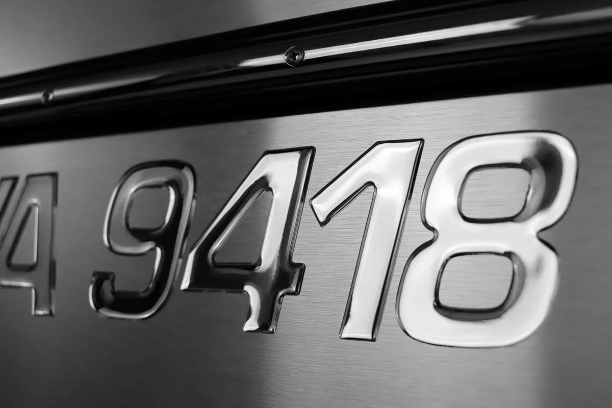Chrome/ Numbers Pcs) (16 Jetski - & Font Series Domed/Raised Vessel Plain Registration Style Decal