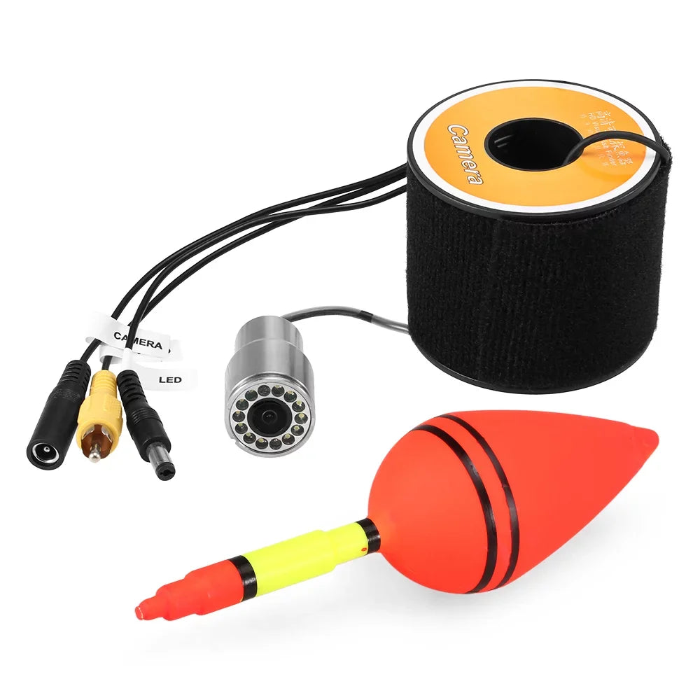 Night Vision 12 LEDs 1200TVL Moistureproof Vessel Tomshoo Underwater with 15m30m50m Fish Fishing Cable Fishing Ice Shape Accessories