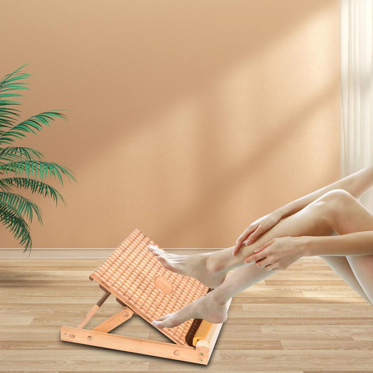 Slant over Board for Ramp Toes Calf Stretching Anti Exercise Yoga Slip Slant Knees Tilt Board Board Massage Professional Slant Wedge Board