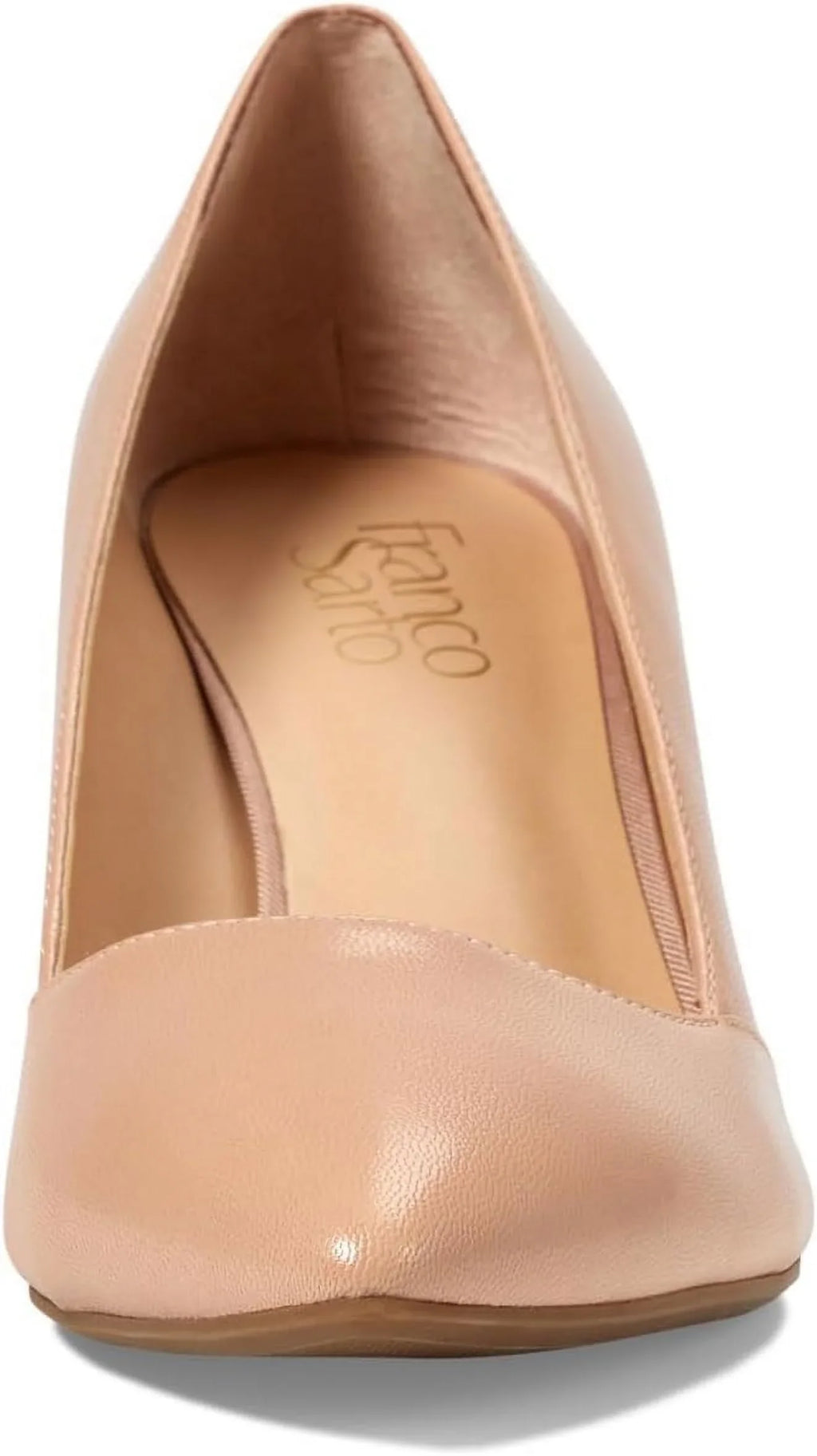 Pump Ballet Leather, Frankie Womens M Franco Toe Wedge Sarto Pointed 11 Beige