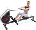 Machine Machine SereneLife Air Machine Exercise Selectable Resistance Magnetic Rowing for and Gym, Levels Rowing Rowing (8) (Black)