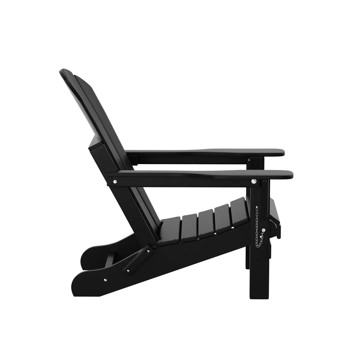 of Adirondack Poly (Set Patio Folding Outdoor 4), Classic Chairs Black