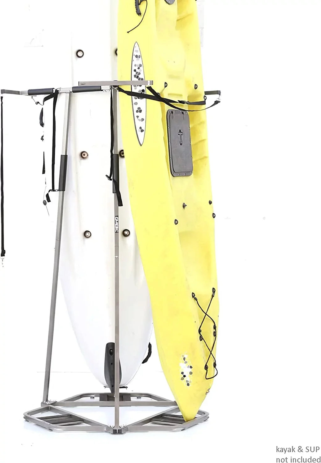 in. Grey Paddle Boards, Glacik 3 & Vertical 27.5 Storage Rack for Kayak
