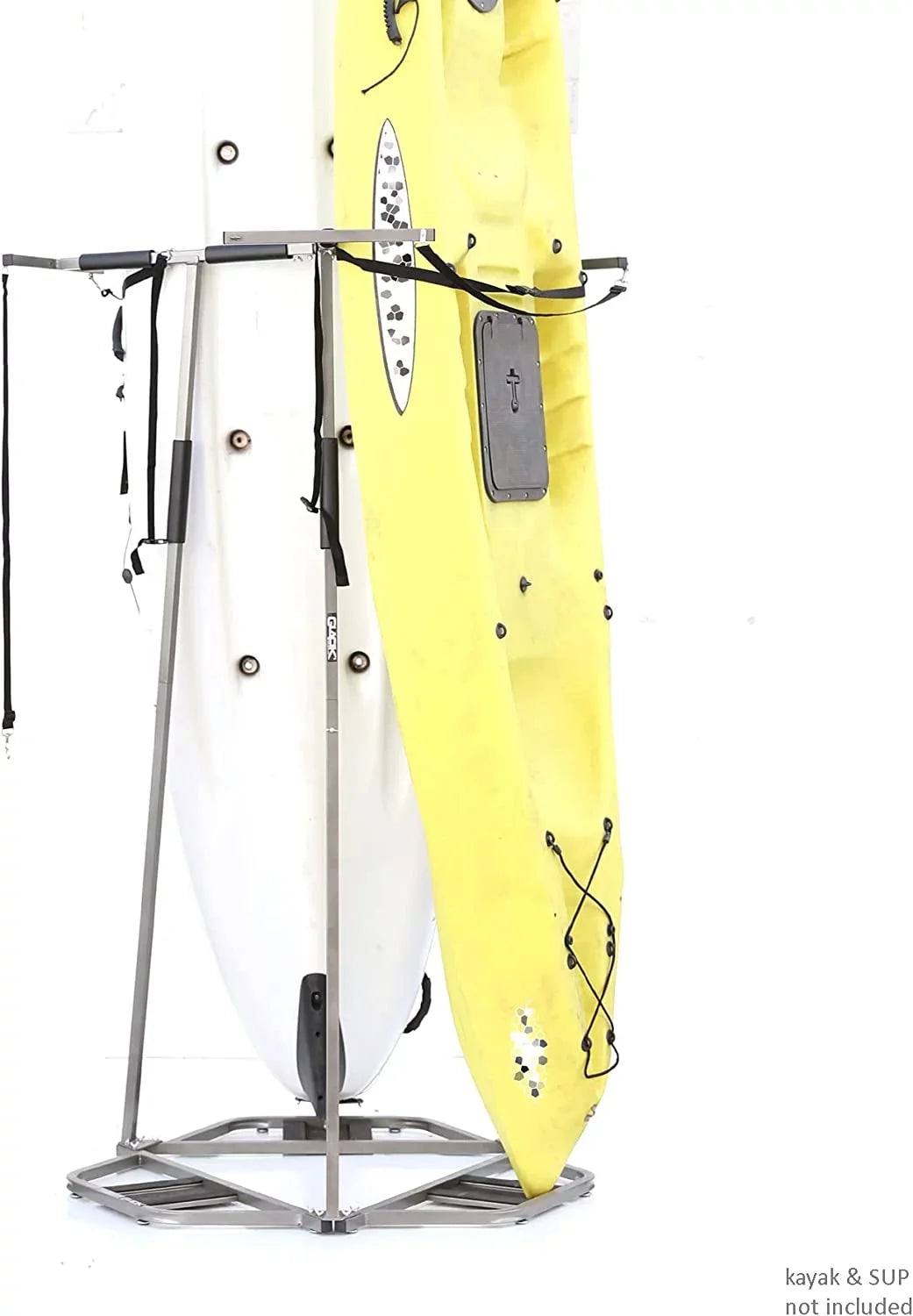 in. Grey Paddle Boards, Glacik 3 & Vertical 27.5 Storage Rack for Kayak