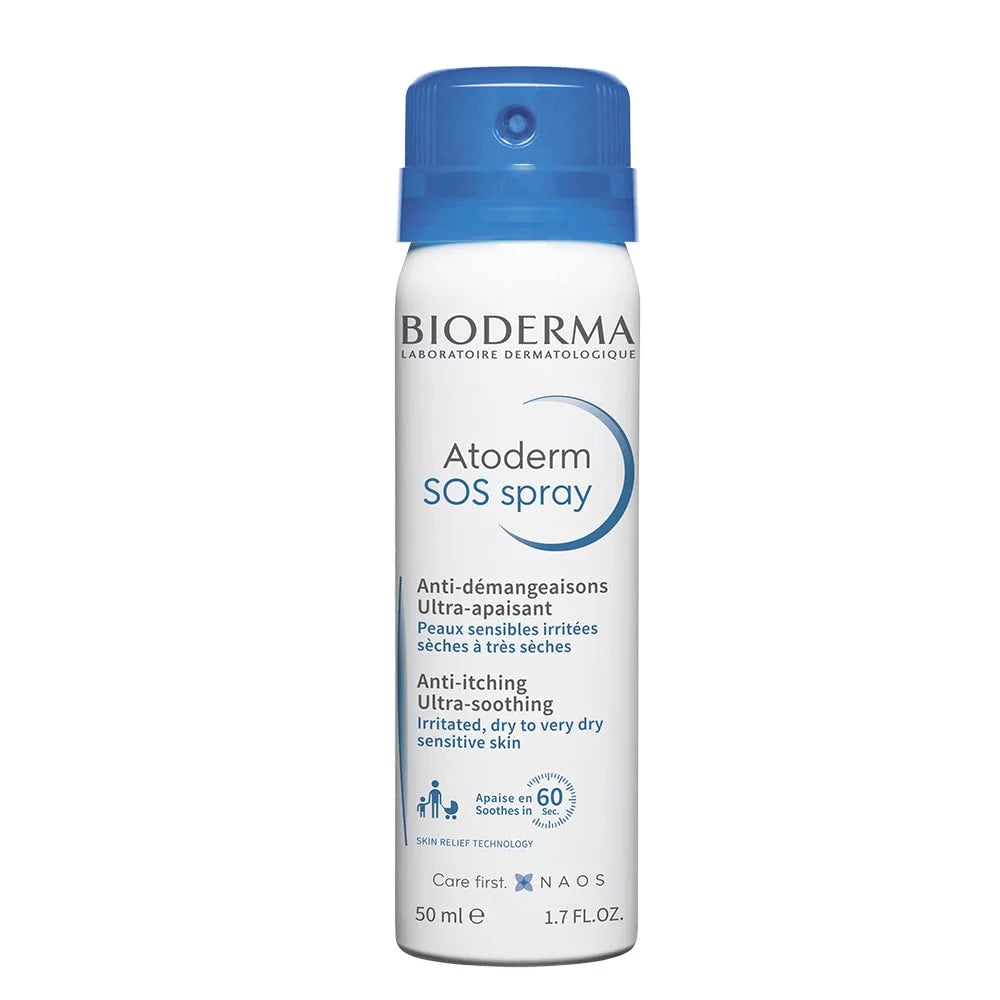 Anti-icthing for Bioderma reflex relief, 50ml AtodermSOS spray immediate