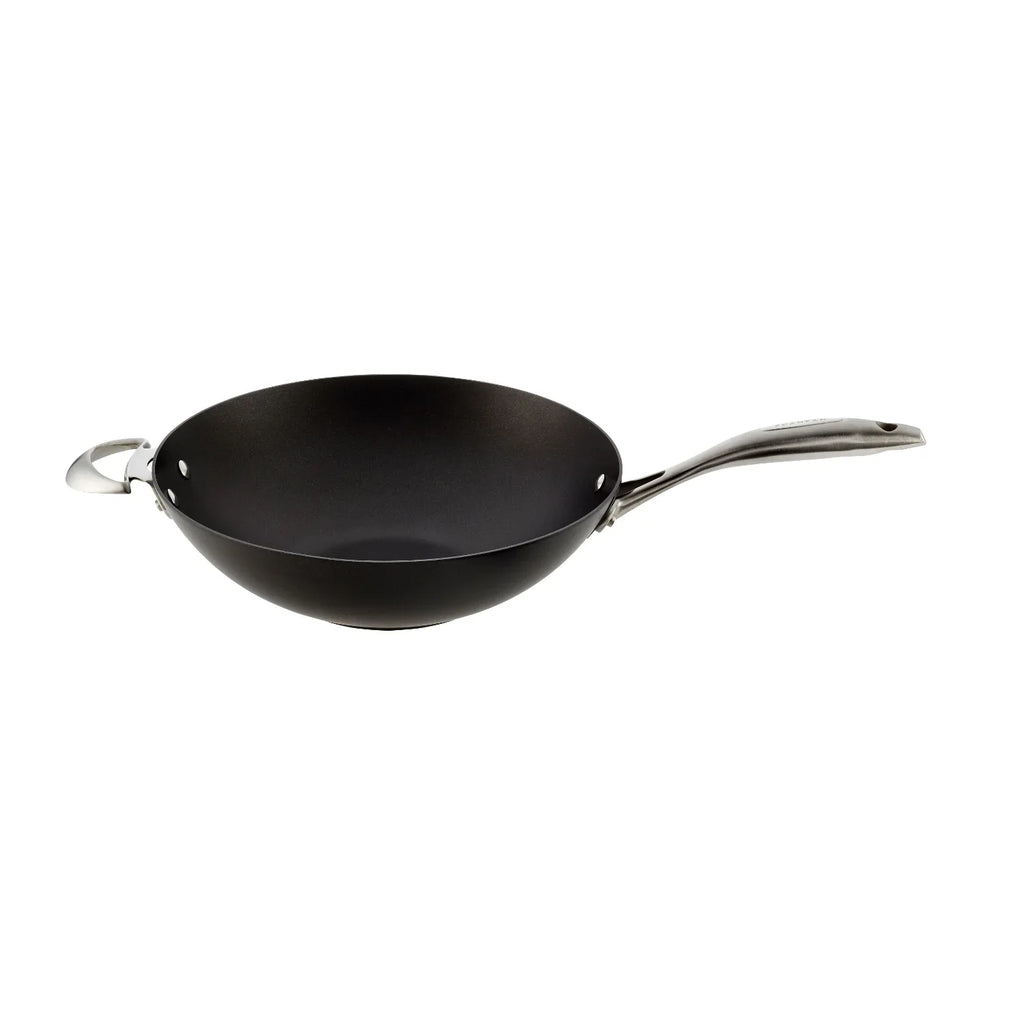 Wok Inch Cast Black ScanPan Aluminum 12.5