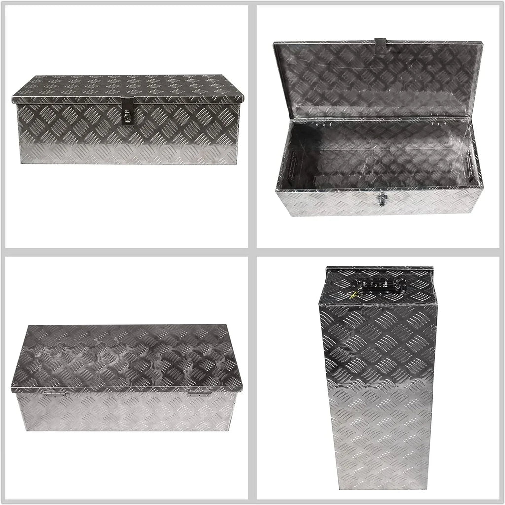 Handling Aluminum Tools Climatic Trailer Duty Underbody Tool w/Lock Truck Up Sliver Organizer Diamond Heavy Storage Tongue Box Tread Defensive Flatbed 30 Pick