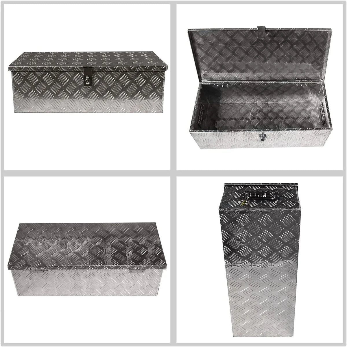 Handling Aluminum Tools Climatic Trailer Duty Underbody Tool w/Lock Truck Up Sliver Organizer Diamond Heavy Storage Tongue Box Tread Defensive Flatbed 30 Pick