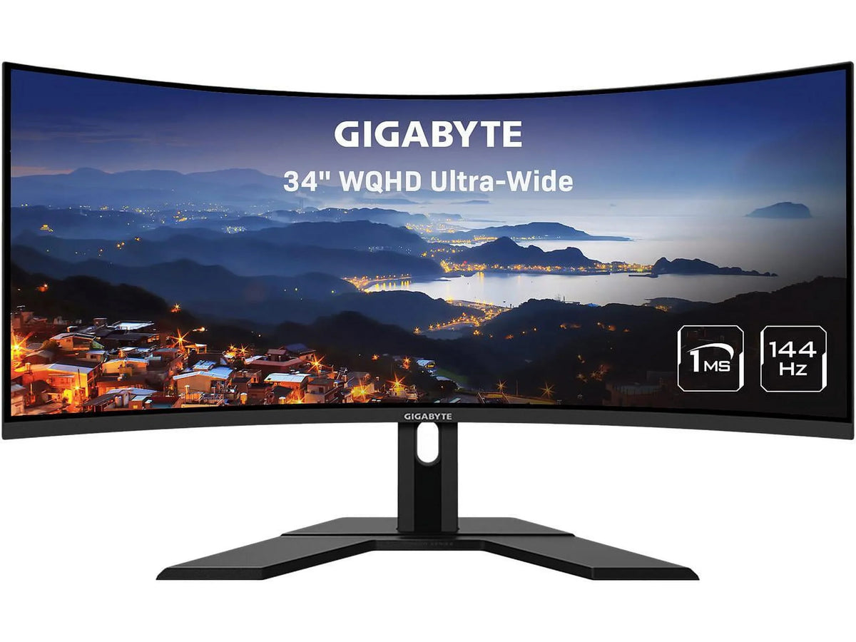 x Display, 144Hz 3440 Monitor (), Gaming 1440 G34WQC -P3, Display HDR400, A- Premium, 1ms 34" 1500R DisplayPort 1.4, 2x 2.0 2x FreeSync 90% Curved 2K