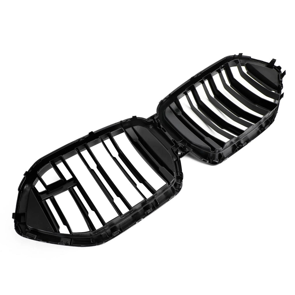Black Fit Grille M50i Bumper W/Camera Front G06 for Grill 2020-2022 Hole X6