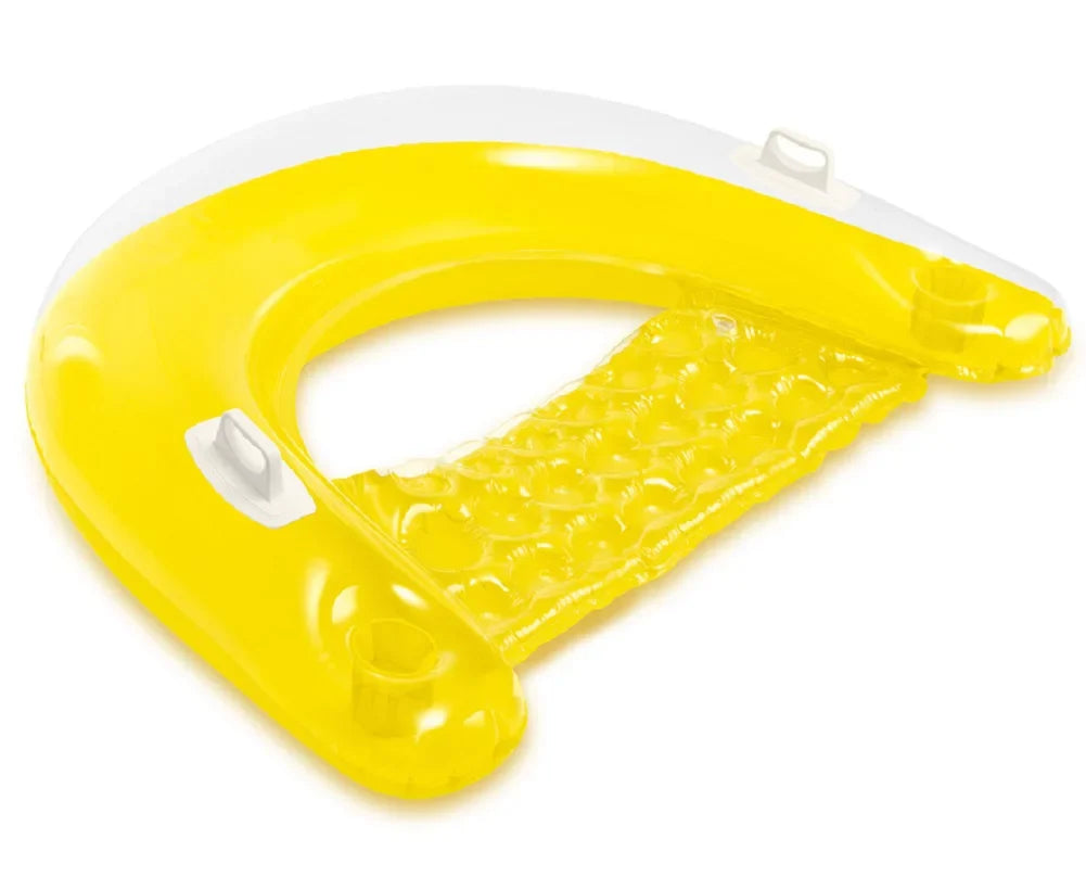 'N Sit Intex (Colors Pool 8 Floating Vary) Pack Float Colorful Inflatable Lounges